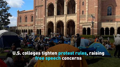 Colleges tighten security and rules after damaging spring protests .